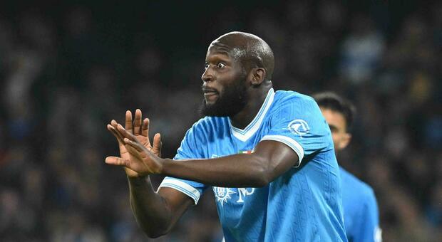 Napoli's Romelu Lukaku Napoli's Romelu Lukaku