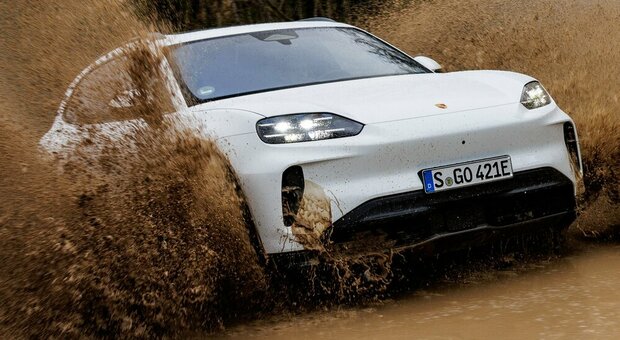 La Cayenne elettrica in off road