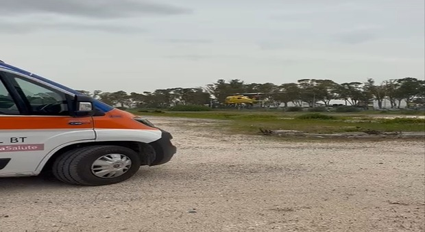 Cadono cassoni carichi di frutta in azienda (per il vento forte): colpito un operaio, è grave