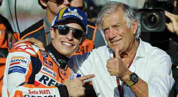 Marc Marquez e Giacomo Agostini