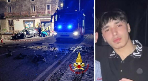 Marian Racovita muore a 19 anni il giorno dopo l'incidente: era stato sbalzato fuori dall'abitacolo dopo lo schianto sull'ex scuola