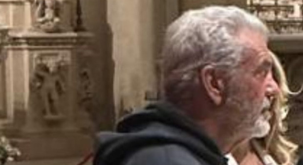 Mel Gibson a Lecce: visita a Santa Croce
