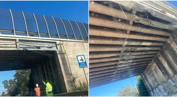 Nuovo danno al cavalcavia tra Cursi e Maglie: camion urta il ponte e scappa. Strada chiusa e viabilità in tilt sulla SP 37