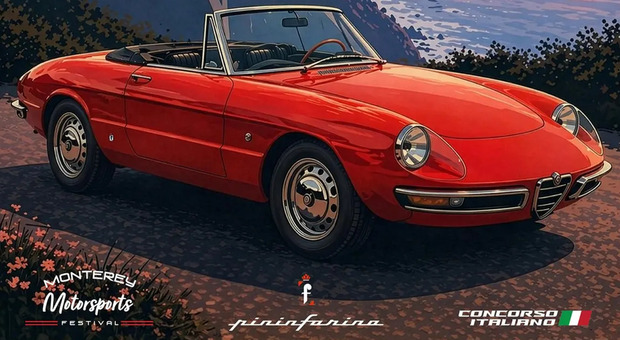 Duetto Day, i 60 anni dell'Alfa Romeo Spider firmata Pininfarina. Evento il 15 agosto a Monterey per appassionati e collezionisti