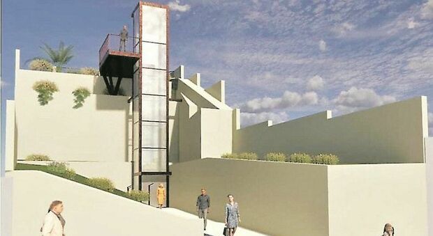 Ascensore panoramico al Casale: ci sono i fondi, via al progetto. Come sarà