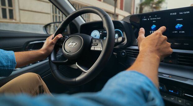 Hyundai, la tecnologica plancia della nuova i20