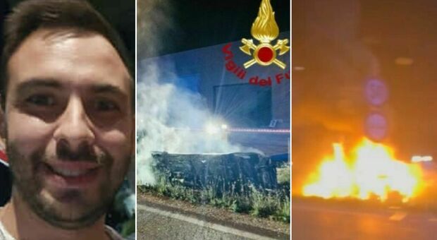 Pietro Nocera, scoperta l'identit&agrave; del 31enne morto carbonizzato nell'incidente sulla Pontebbana: aveva conosciuto il conducente quella sera