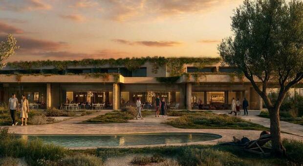 Resort da 44 milioni nell'ex azienda di pollame: 208 posti letto, piscina e spa