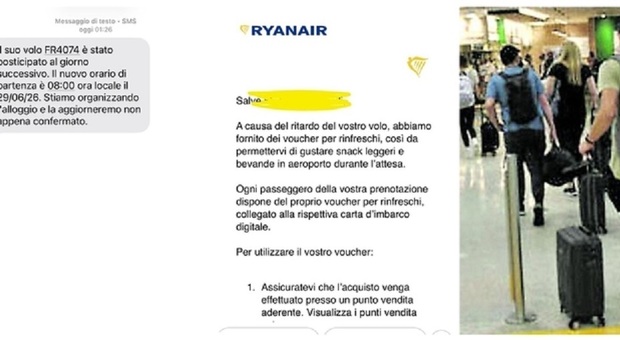 Cancellazione volo Ryanair e disagi ai passeggeri