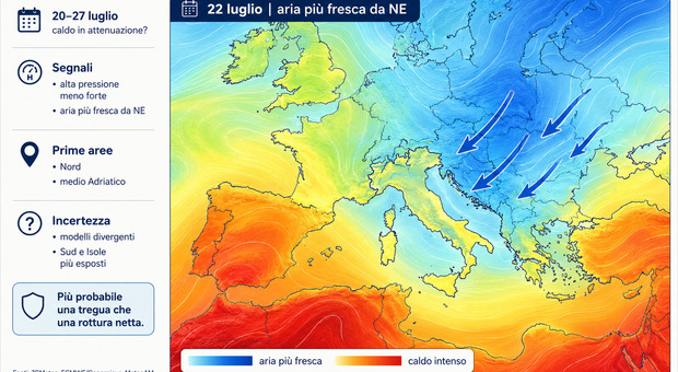 immagine Allerta meteo domani per maltempo: previsti temporali intensi e grandinate, ecco le regioni coinvolte