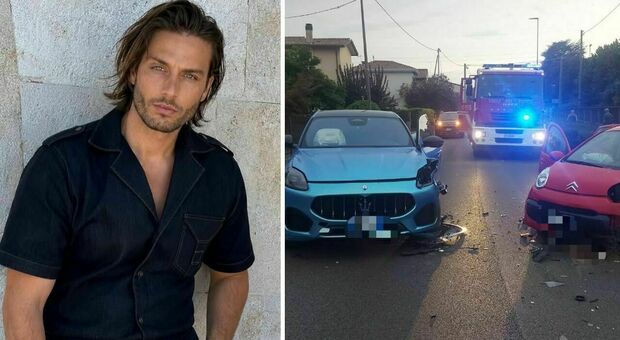 Andrea Dal Corso, lo spaventoso incidente con la Maserati per l'ex volto di Uomini e Donne: morta un'anziana. «Ho le braccia ingessate»