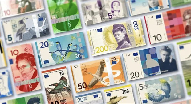 Nuove banconote dell?Euro, la Bce svela i primi disegni
