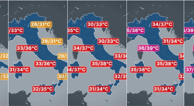 Fourth Heatwave Hits Italy, Temperatures Up to 40 Degrees Celsius