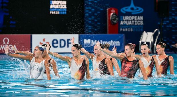 Europei nuoto, nell'artistico l'Italia conquista il bronzo nel team libero a squadre. L'oro alle atlete neutrali B della Russia