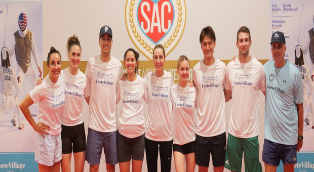 Le stelle del fioretto mondiale insieme al Forte Village per l'Elite Foil Camp, tra cui l'azzurra Valentina Vezzali