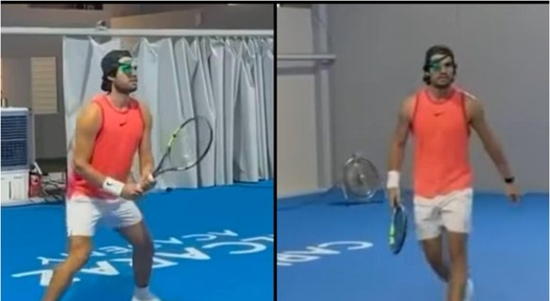 Alcaraz e l'allenamento con l'occhio bendato: ecco a cosa serve e il vero obiettivo di Carlos