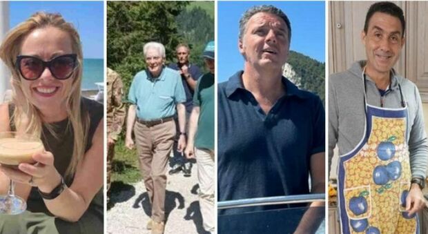 Vacanze, dove vanno i politici? Mattarella sulle Dolomiti, Meloni e Conte in Puglia, Vannacci e Renzi in Sardegna