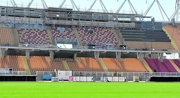 Lecce, stadio allo sprint finale: lavori a pieno ritmo per il match Italia-Albania