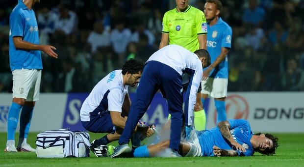 Napoli, infortunio Marianucci: lesione al collaterale del ginocchio, ai box per due mesi