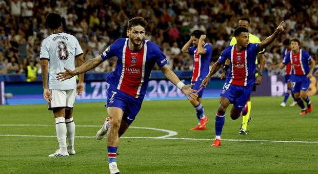 Psg-Aston Villa 2-1, pagelle: Kvaratskhelia (7,5) e Doué (7) regalano la Supercoppa Europea ai francesi