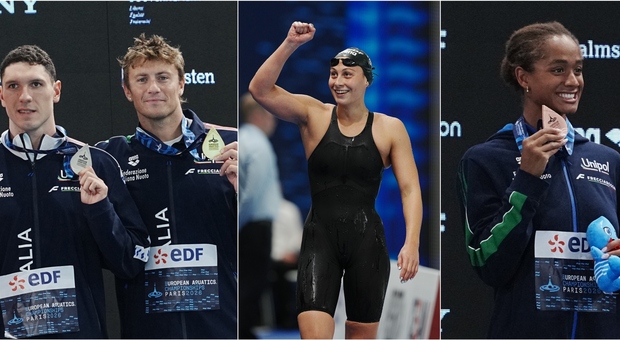 Medagliere Europei di nuoto 2026, Italia sempre più al comando: la classifica completa e tutte le medaglie vinte