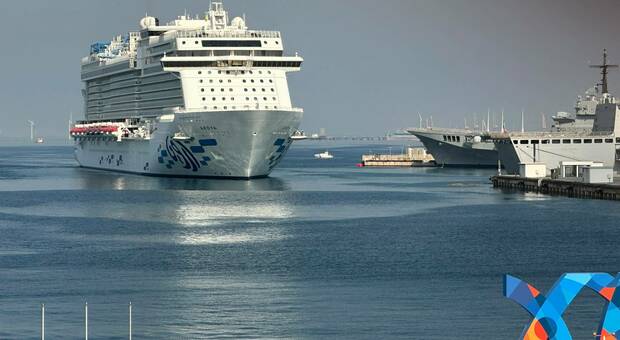 Taranto, arrivata la crociera Aroya per ospitare gli atleti. Domani la seconda nave