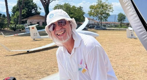 Precipita un aliante a Rieti, muore a 59 anni il pilota Danilo Fachin