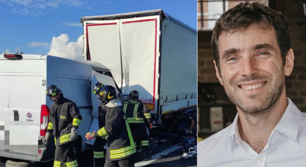 Furgone si schianta contro un tir in coda in A4: Nicola Vicino muore a 45 anni. Il camion era fermo a causa dell'incidente della cisterna carica di fenolo