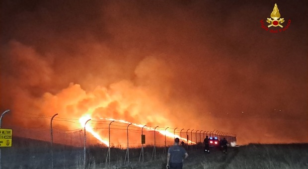 Incendio sulla Murgia: in fiamme 500 ettari di vegetazione