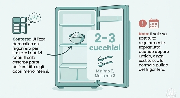 «Metti il sale nel frigorifero: il vecchio trucco che può risolvere un problema molto comune»