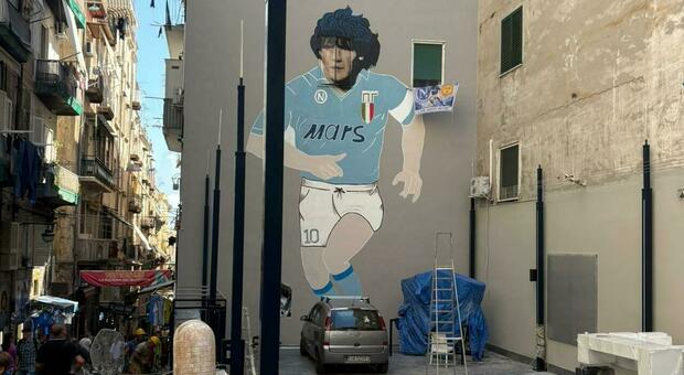  Napoli, cambia volto il Murales di Maradona: a breve prevista la riapertura 