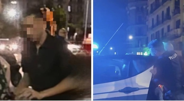  Napoli, tentato borseggio durante il video di Cicalone: interviene la polizia e immobilizza il ladro 