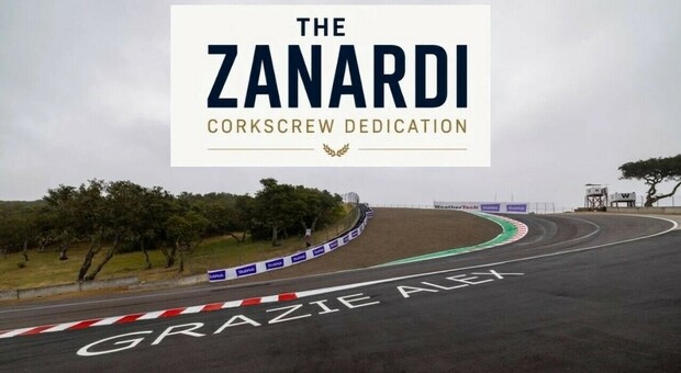 Indycar, il cavatappi di Laguna Seca intitolato ad Alex Zanardi