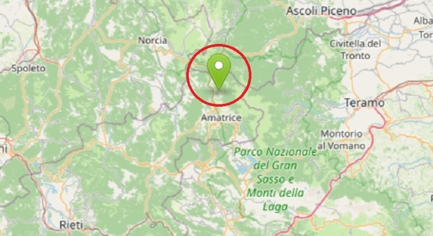 Terremoto Accumoli, scossa magnitudo 2.9 a pochi chilometri da Amatrice: avvertito dalla popolazione in provincia di Rieti