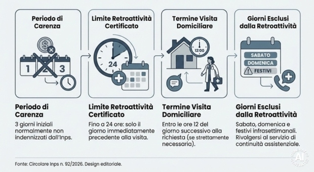 Nuove regole INPS per il certificato di malattia
