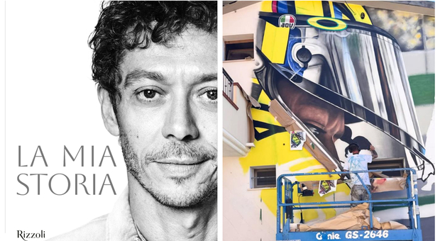 Valentino Rossi, nuovo murale a Tavullia e prima autobiografia con Giorgio Terruzzi: «E' il momento di raccontare la verità» Valentino Rossi, nuovo murale a Tavullia e prima autobiografia con Giorgio Terruzzi: «E' il momento di raccontare la verità»