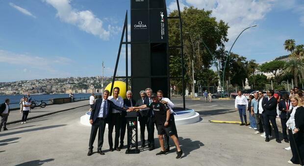 America's Cup a Napoli, inaugurato l?orologio del conto alla rovescia: 300 giorni al match finale 