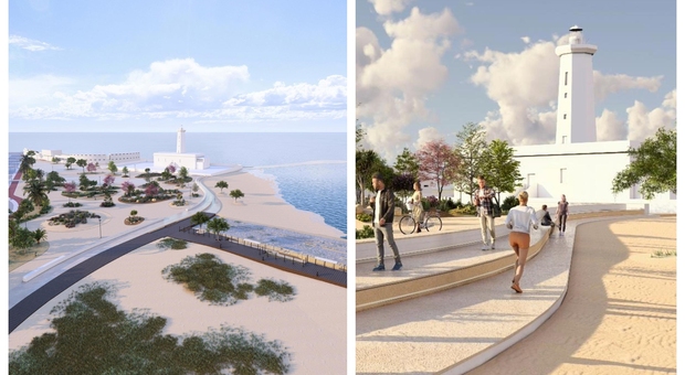 San Cataldo, via i parcheggi vicino al faro: lungomare, ecco i Giardini di Adriano