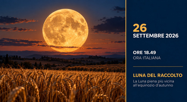 Arriva la Luna piena del Raccolto: perch&eacute; si chiama cos&igrave; e quali segni influenzer&agrave;