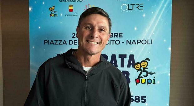  L'intervista a Javier Zanetti, oggi la notte della Fondazione Pupi: «Festa in piazza per Maradona» 