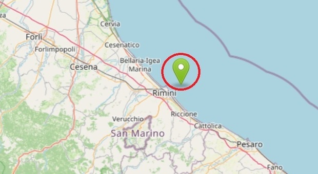 Terremoto Rimini, scossa magnitudo 3.2 sulla Costa Romagnola: avvertita dalla popolazione, ma nessun danno