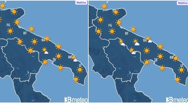 Meteo Puglia  29  e 30 settembre, l’estate non finisce: previsioni e tendenza ottobre