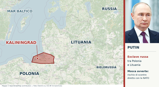 Guerra, esplode il caso Kaliningrad, la Russia alla Nato: &laquo;Ci difenderemo con tutto il nostro arsenale&raquo;