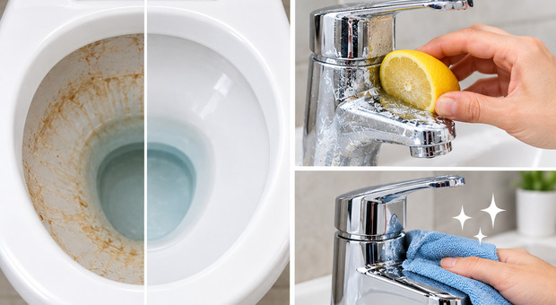 immagine Calcare nel WC e rubinetti? Niente aceto o bicarbonato, ecco il segreto che svolta la pulizia