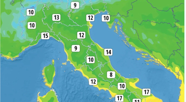 Meteo, Giuliacci: &laquo;Temporali e crollo temperature, la svolta di ottobre&raquo;. Di notte anche 11 gradi: ecco dove