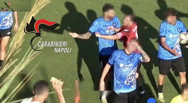 Arbitro ferito a Lacco Ameno, colpito alla tempia con un mattone: 12 persone denunciate
