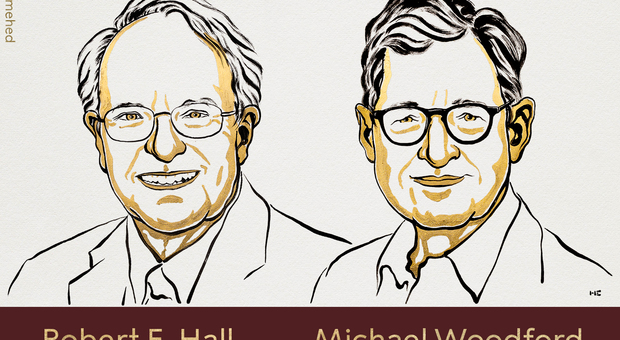 Premio Nobel per l'Economia agli americani Robert Hall e Micheal Woodford