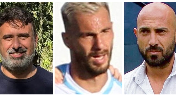 Da sinistra Mauro Vizzino, Leonardo Perez e Antonio Calabro