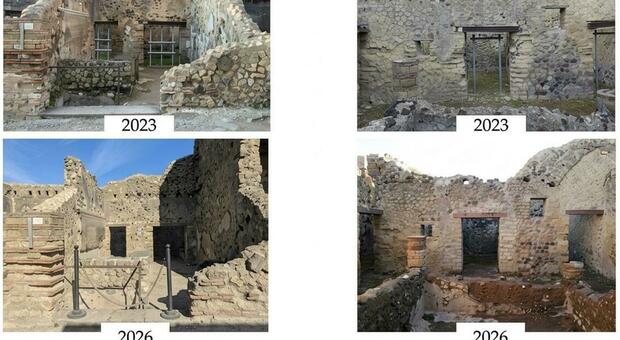  Ercolano, agli scavi ritorna visitabile l?antica bottega di Priapo: fu scoperta dall'archeologo Maiuri 