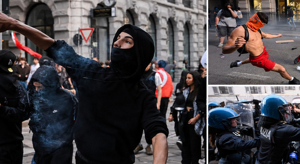 Proteste Milano, scontri e feriti al corteo: cariche della polizia. &laquo;Piazza Duomo un campo di battaglia&raquo;